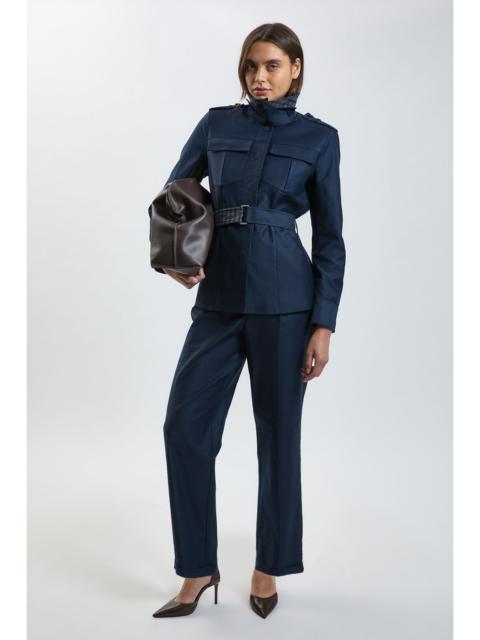 KAREN MILLEN Stretch Twill Tailored Trouser