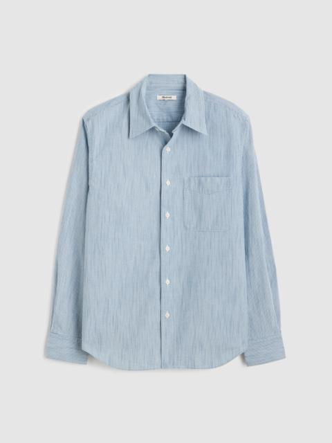 Madewell The Allday Shirt in Indigo Stripe