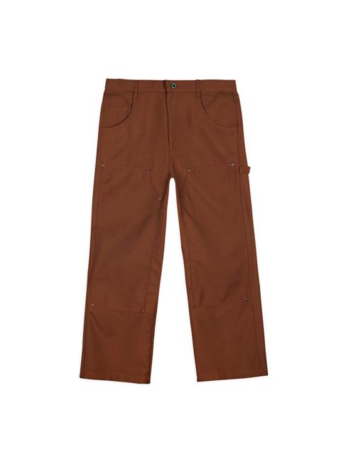 BRAIN DEAD Serge Wool Double Knee Utility Pant - Brown