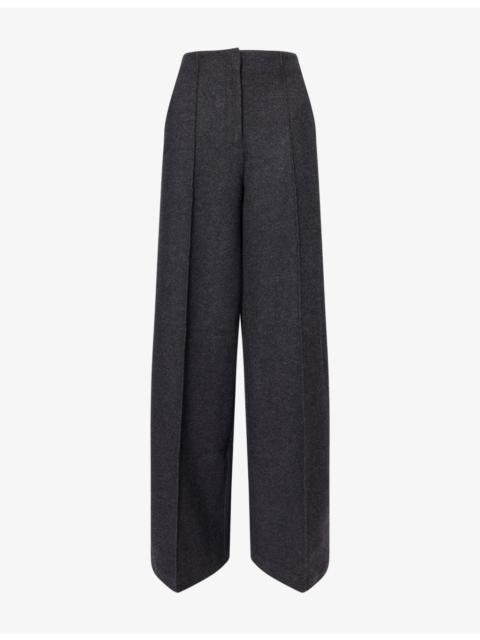PAIGE Vicenza Tailored Wool-Blend Trousers