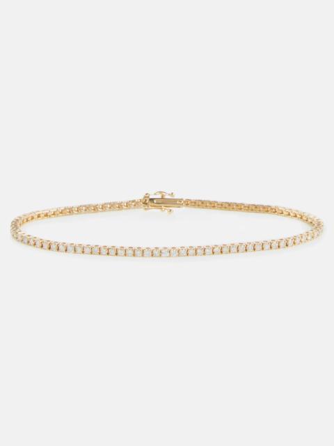 MATEO 14kt gold tennis bracelet with diamonds