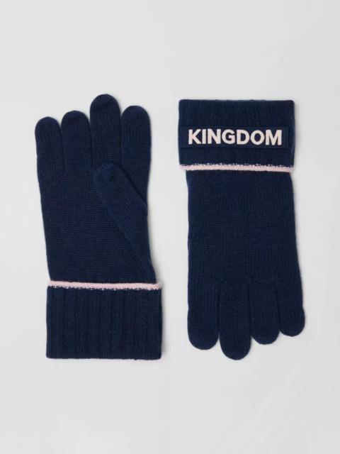 Burberry Kingdom and Logo Appliqué Cashmere Gloves