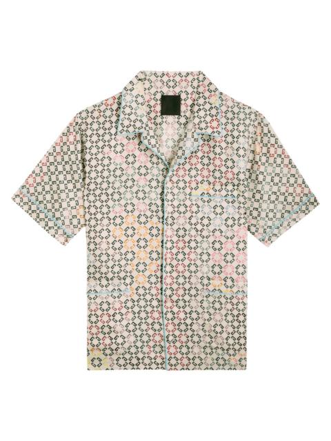 Givenchy Givenchy Logo-intarsia Silk Pyjama Shirt