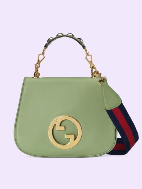 BLONDIE 23 TOP-HANDLE BAG LIGHT GREEN CALFSKIN