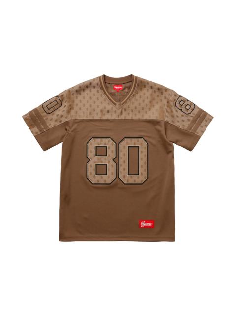 Supreme Supreme Monogram Football Jersey Brown