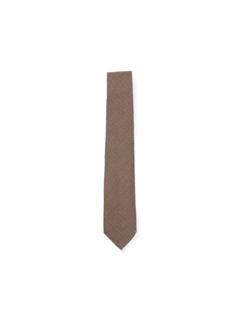 Canali geometric-pattern wool tie