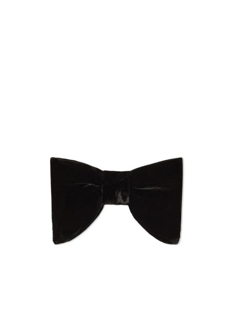 VELVET BOW TIE