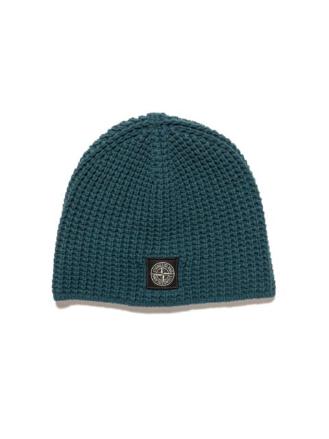 Stone Island Lambswool Beanie PETROL