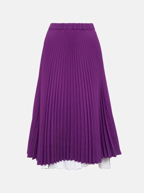 Plan C pleated midi skirt