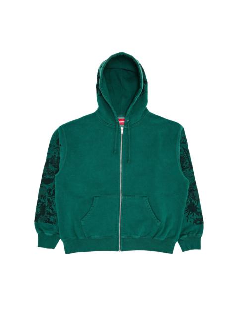 Supreme AOI Zip Up Hooded Sweatshirt 'Teal'