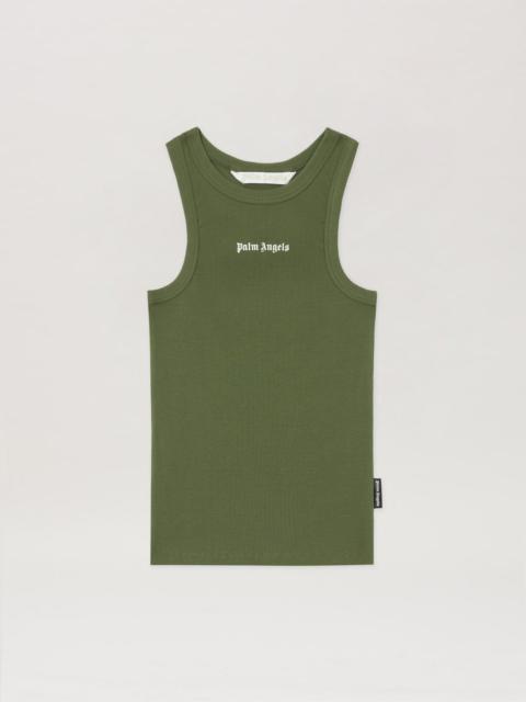 Palm Angels Classic Logo Fitted Tank Top