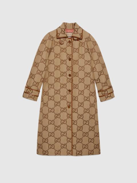 GUCCI Jumbo GG canvas coat