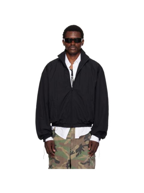 VETEMENTS Black Cut-Up Track Jacket