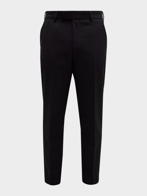 BOSS Men's Wool-Blend Solid Tuxedo Pants