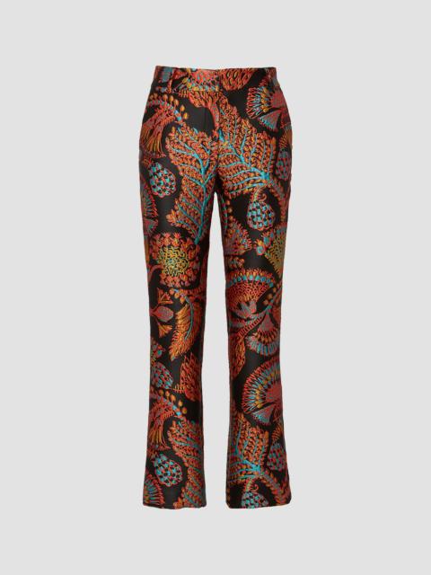 La DoubleJ Women's 24/7 Pants - Jacquard Sicomore Black