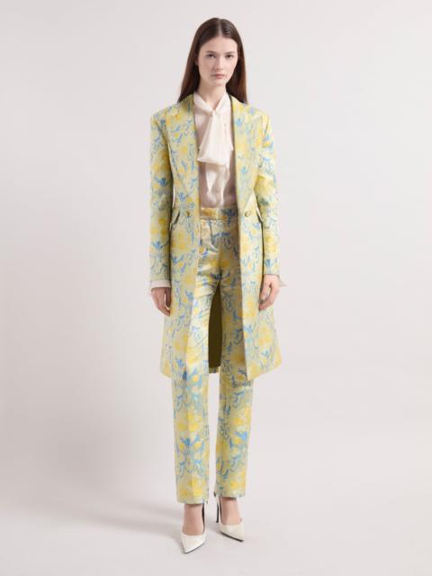 NINA RICCI Flower Jacquard Frock Coat