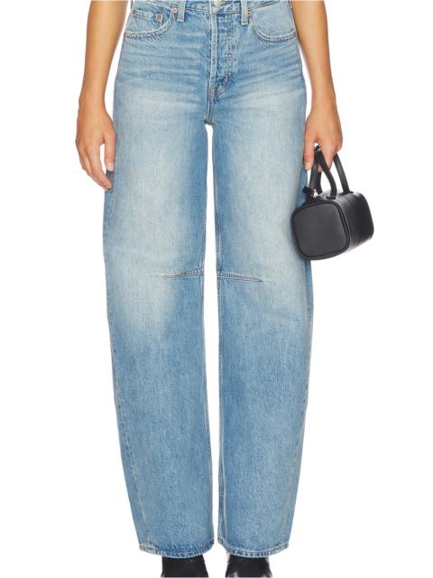 PISTOLA Sydney High Rise Bowed Wide Jeans