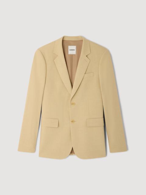 Sandro CLASSIC LINEN SUIT JACKET