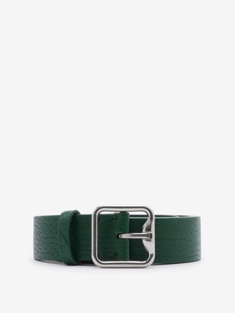 Leather B Buckle Belt