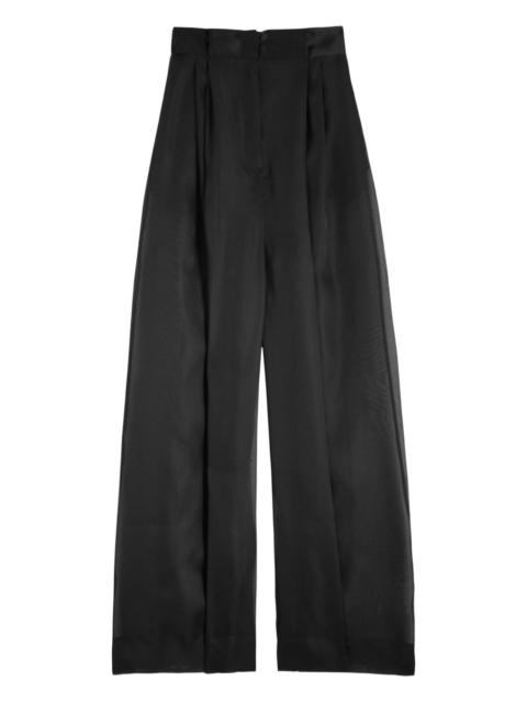 A.W.A.K.E. MODE pleated wide-leg trousers