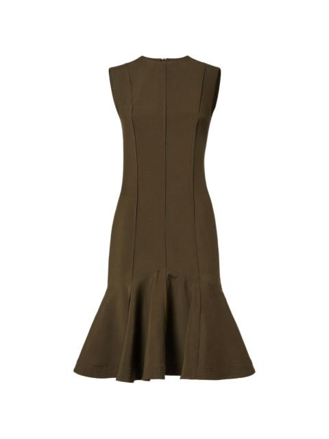 FENDI flounce panelled maxi dress