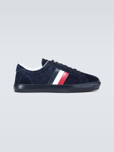 Moncler New Monaco suede sneakers