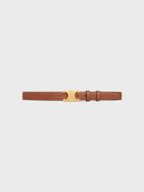Medium Triomphe Belt in Natural calfskin with triomphe embossed