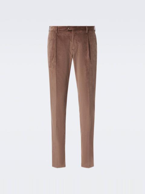 LARDINI Cotton corduroy suit pants