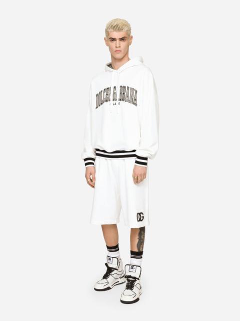 Dolce & Gabbana Jersey jogging shorts with DG patch