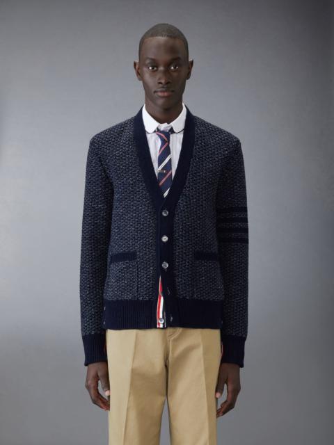 Donegal 4-Bar Relaxed Fit V Neck Cardigan