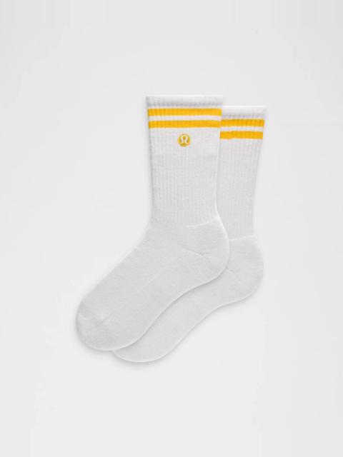 lululemon Unisex Daily Essential Crew Socks *Stripe
