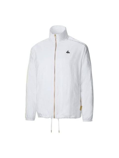 PUMA PUMA Casual Sports Stand Collar Long Sleeves Jacket White 530608-02