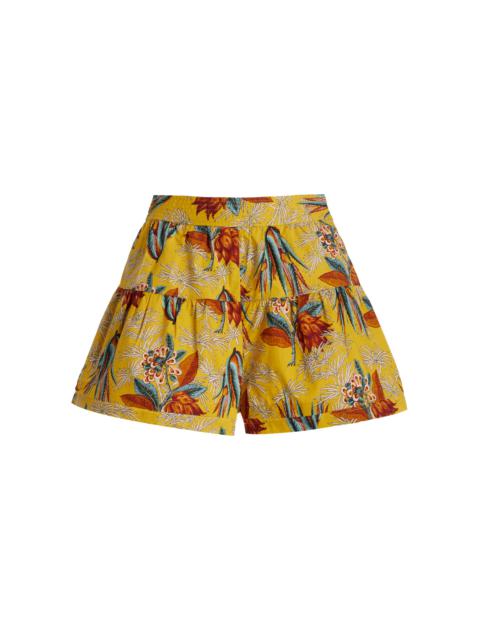 Elsie Cotton Mini Shorts floral