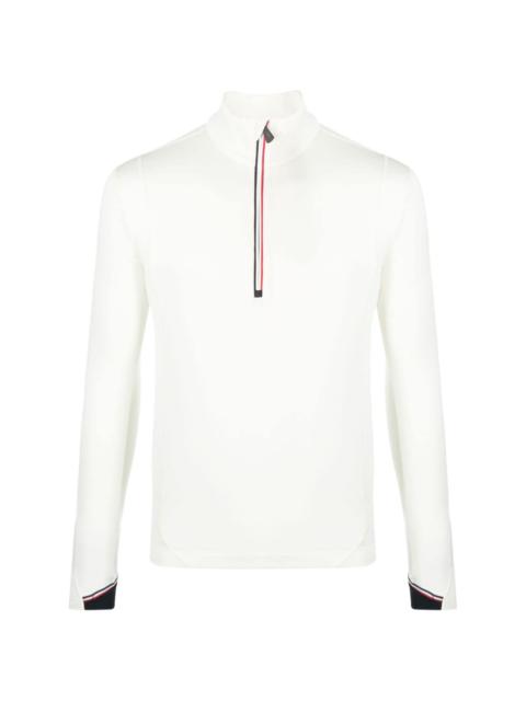 Moncler Grenoble half-zip high-neck sweatshirt