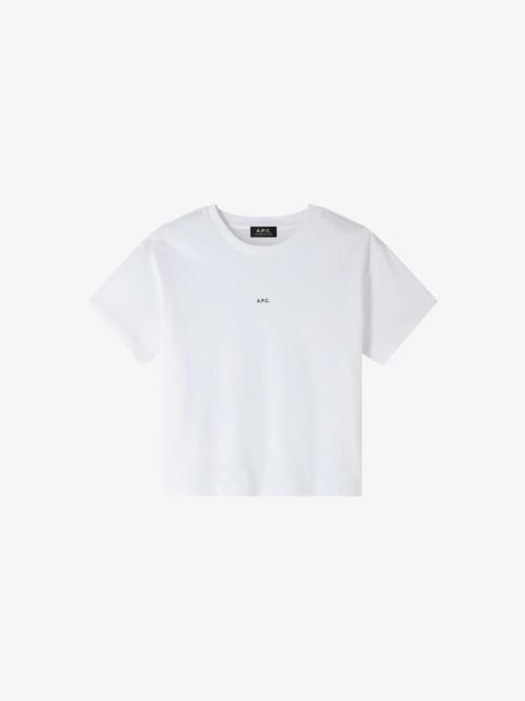 A.P.C. BOXY MICRO LOGO T-SHIRT
