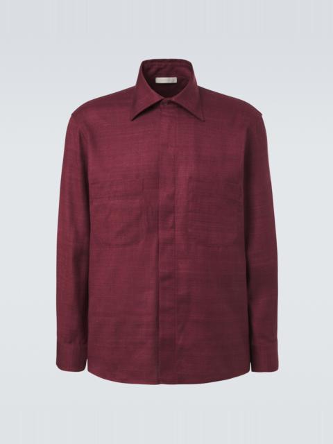 SAMAN AMEL Regis silk shirt