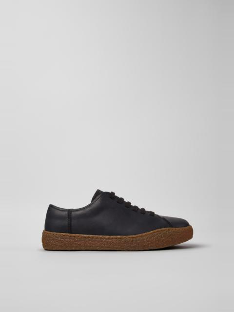 CAMPER Peu Terreno Black Nubuck Shoes for Men.