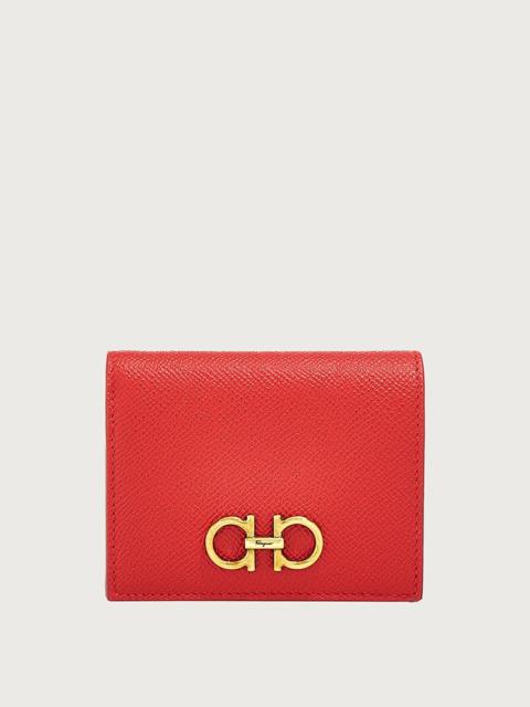 FERRAGAMO GANCINI COMPACT WALLET
