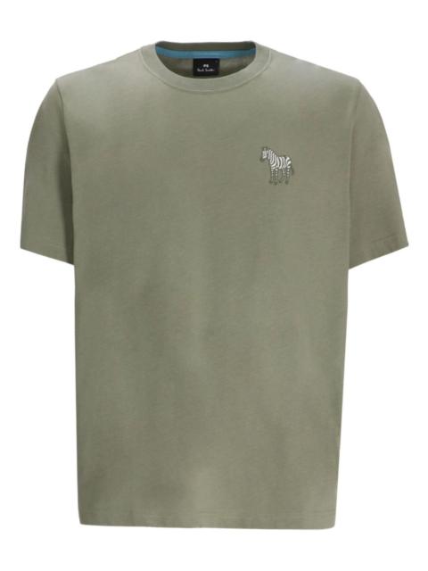 Paul Smith zebra-embellished cotton t-shirt