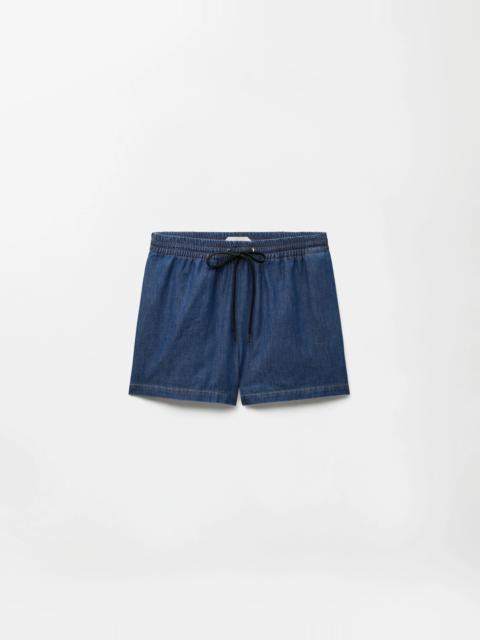 VERSACE Chambray Denim Shorts