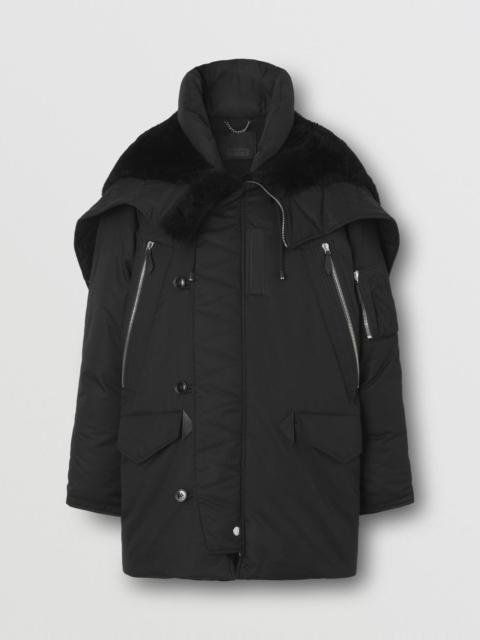 Burberry Down-Filled Cotton Gabardine Parka