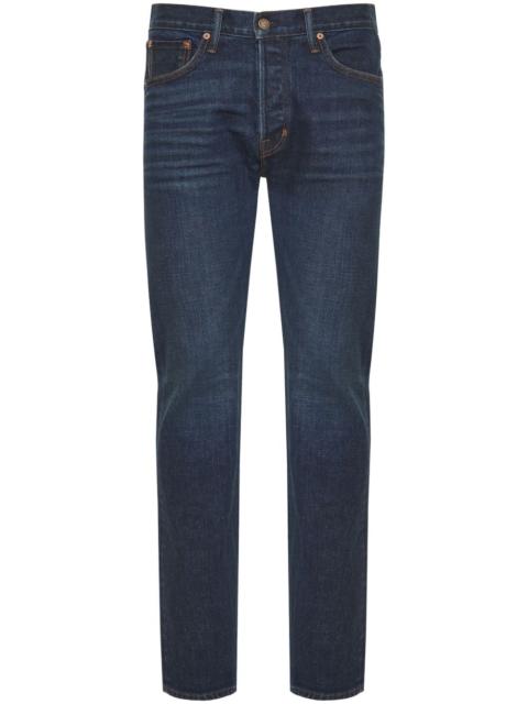 TOM FORD logo-patch jeans