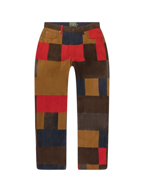 DENIM TEARS Night-Off Suede Patchwork Pants "Multi" DT987