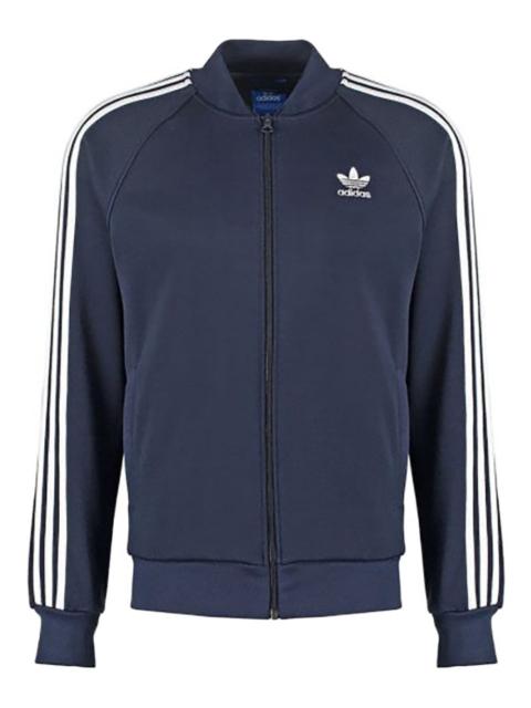 adidas Superstar striped-sleeve track jacket