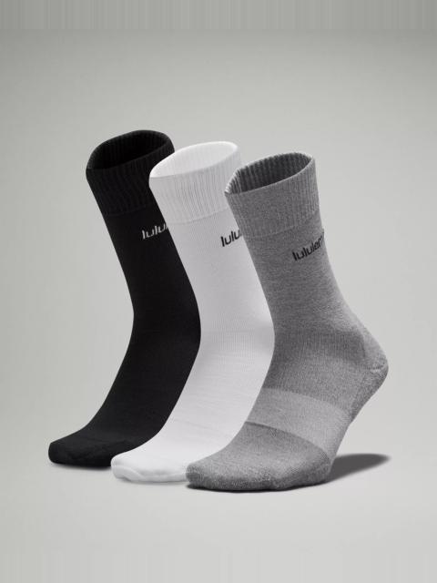 lululemon Men's Daily Stride Comfort Crew Socks *3 Pack