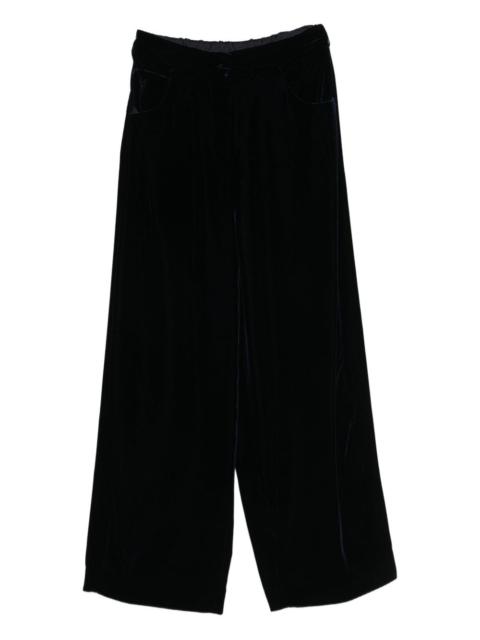 EMPORIO ARMANI velvet trousers