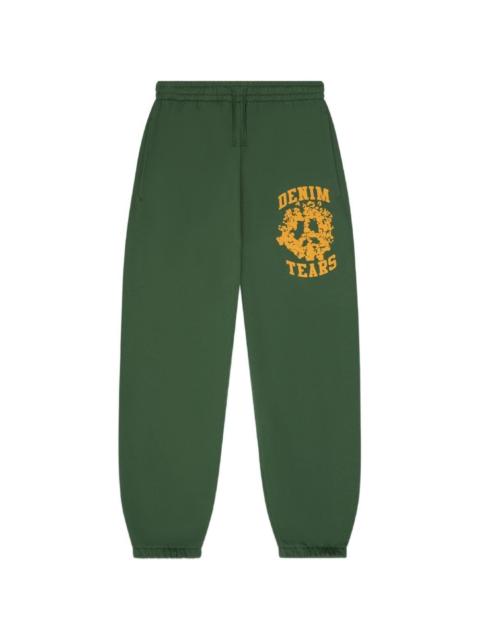 DENIM TEARS University graphic-print sweatpants