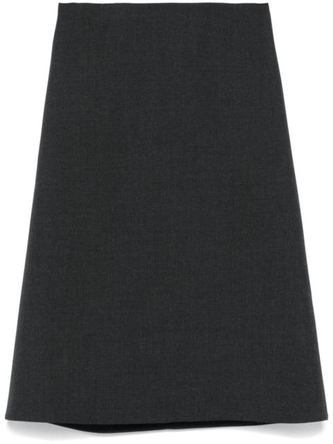 Jil Sander A-line midi skirt