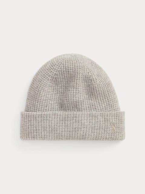 Polo Ralph Lauren Waffle-Knit Wool-Cashmere Beanie
