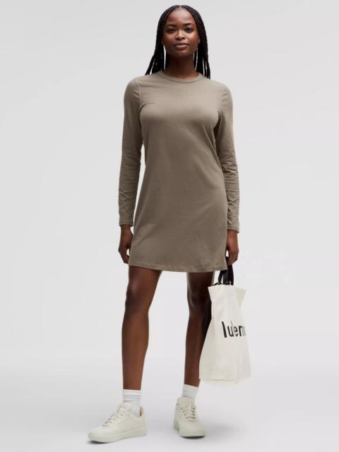 lululemon Classic-Fit Cotton-Blend Long-Sleeve Dress